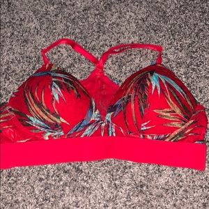 PINK Lace Razorback Bralette